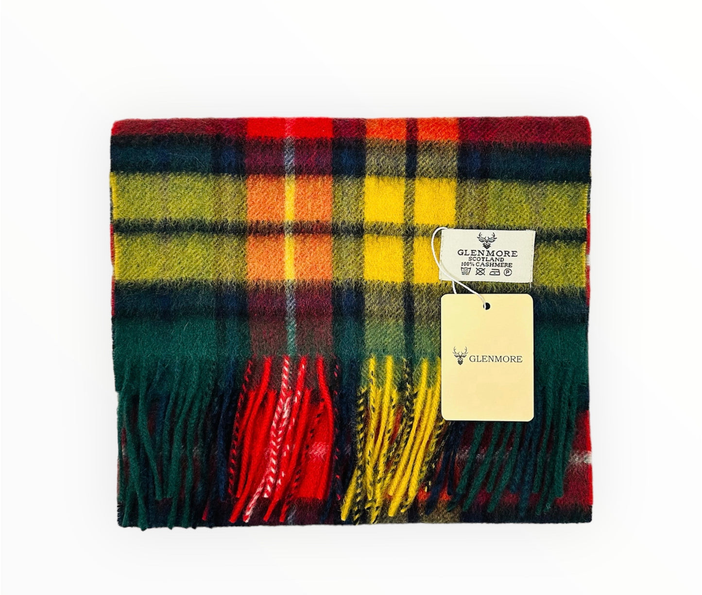 100% Cashmere Tartan Scarf
