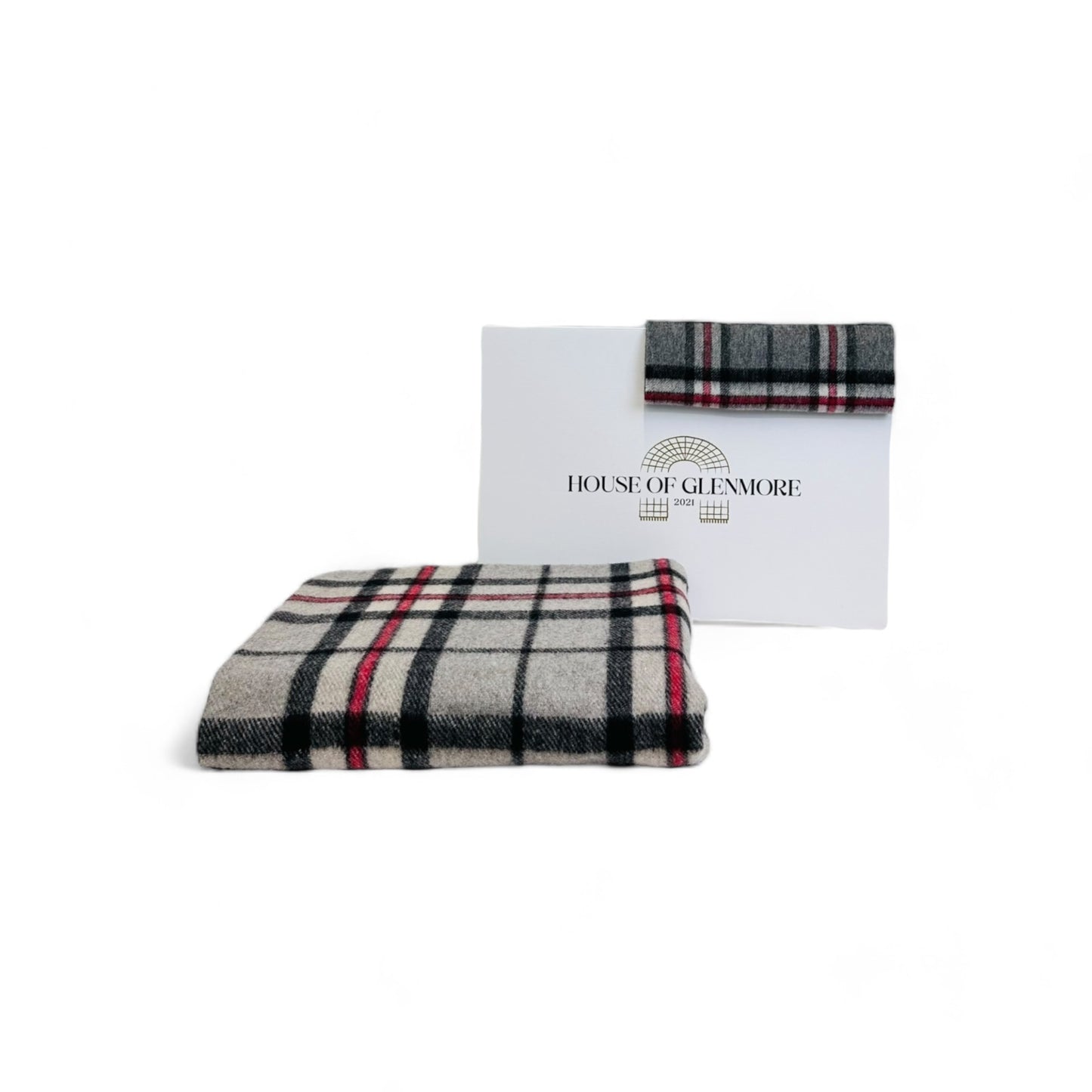 Blanket & Scarf Gift Box - Thomson Grey