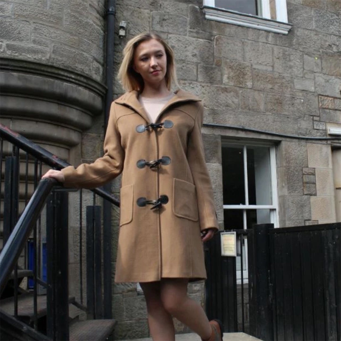 Cashmere Duffle Coat - Camel