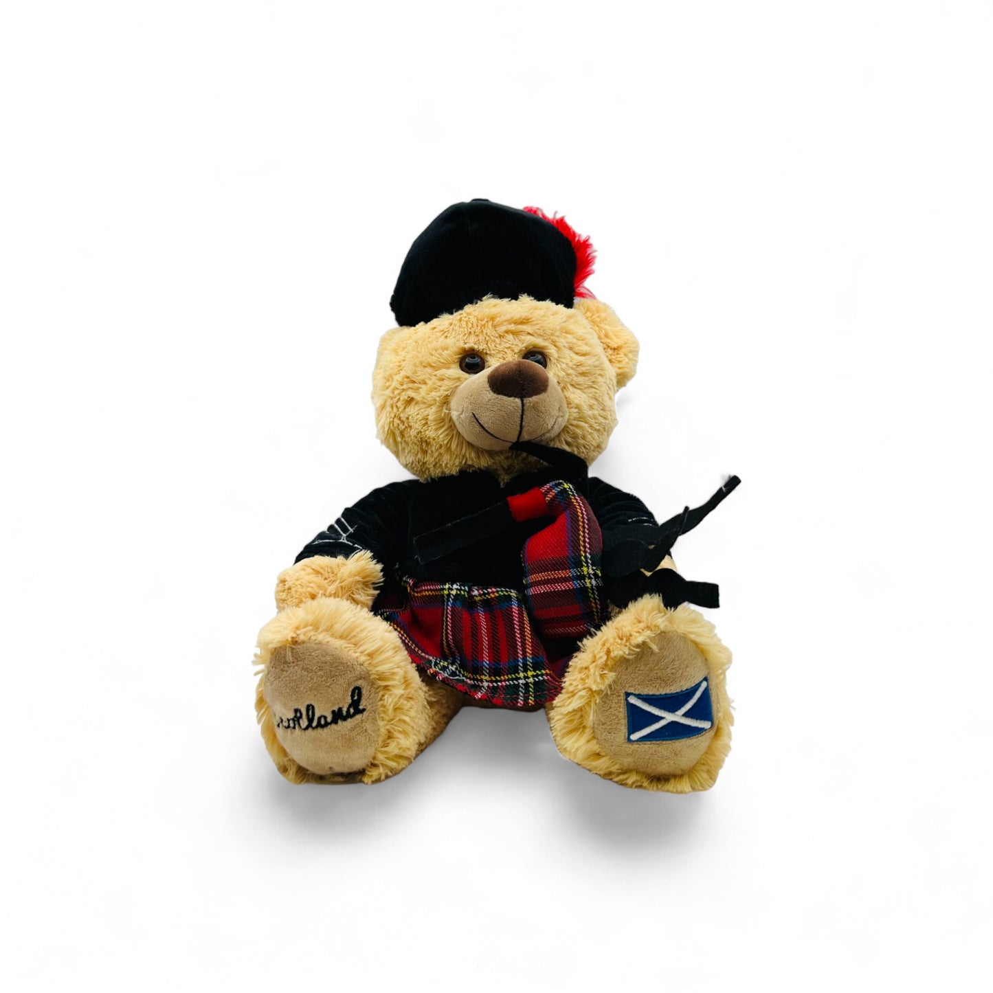 Tartan Bagpiper Teddy Soft Toy