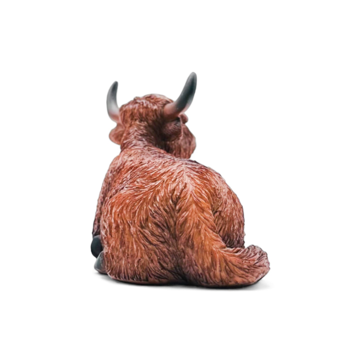 Highland Cow Sitting Figurine