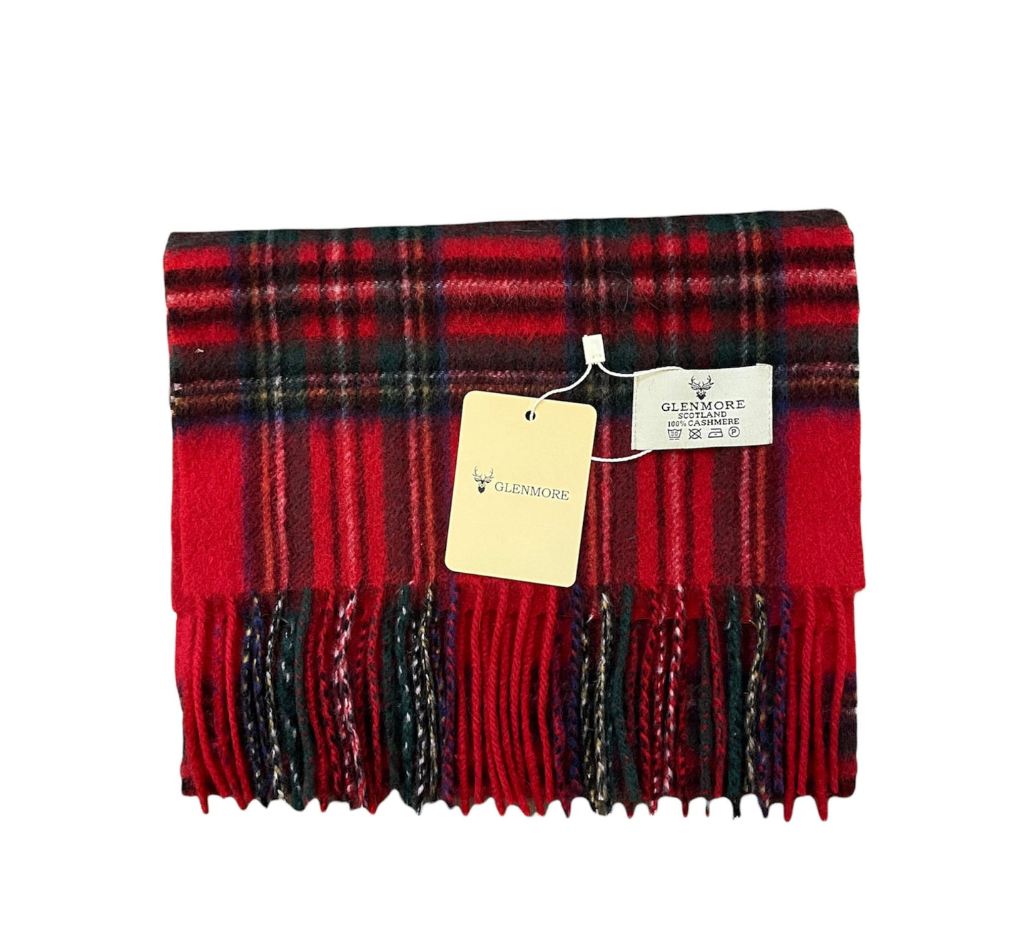 100% Cashmere Tartan Scarf