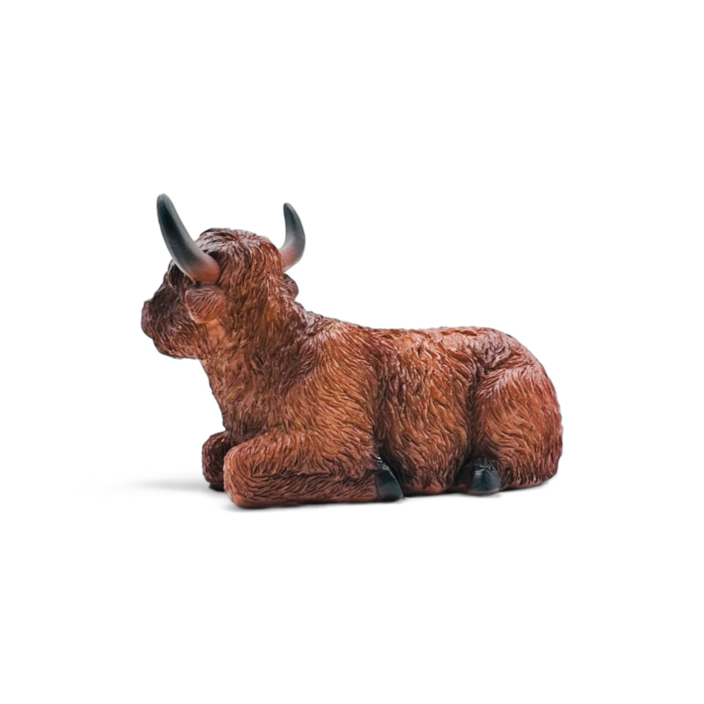 Highland Cow Sitting Figurine