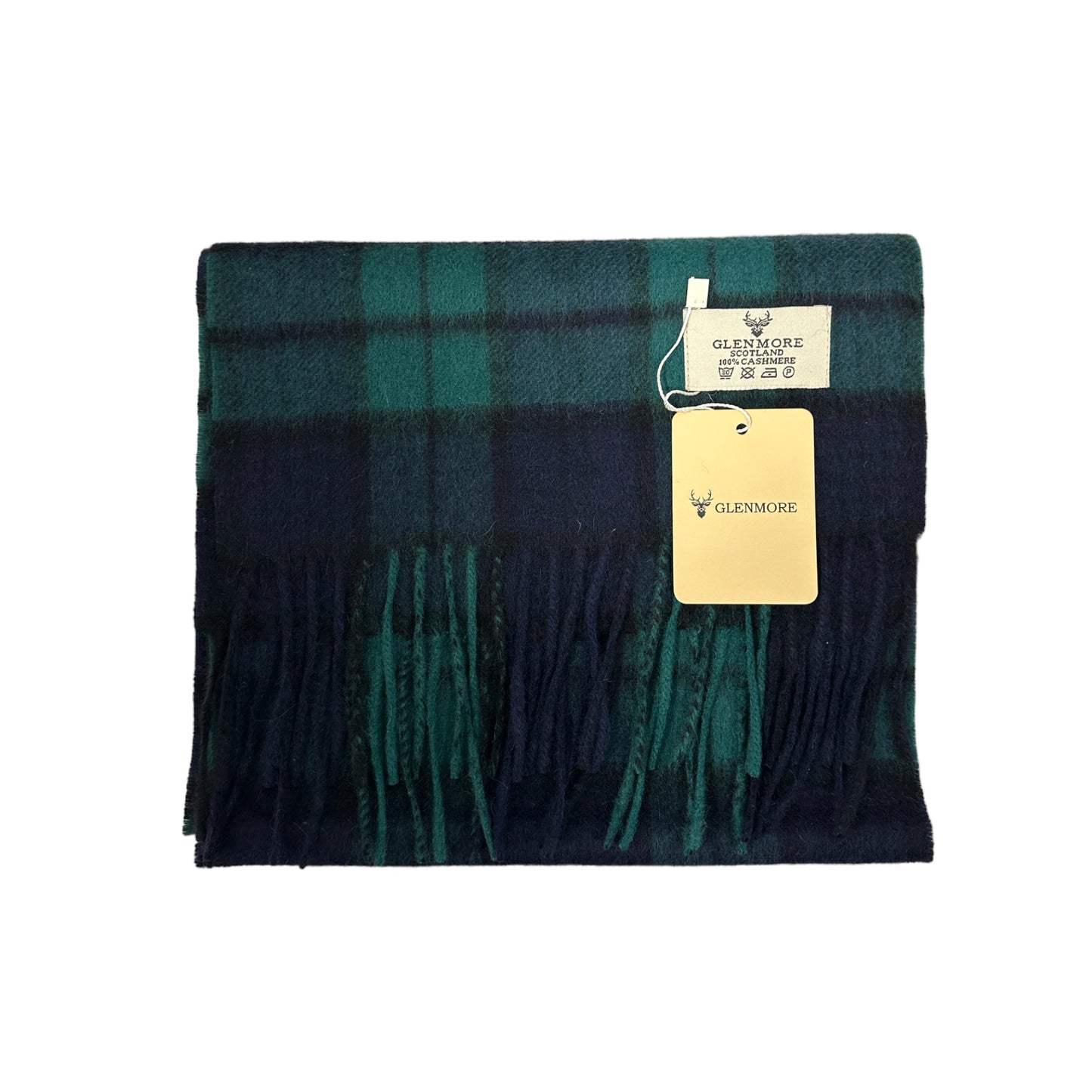 100% Cashmere Tartan Scarf
