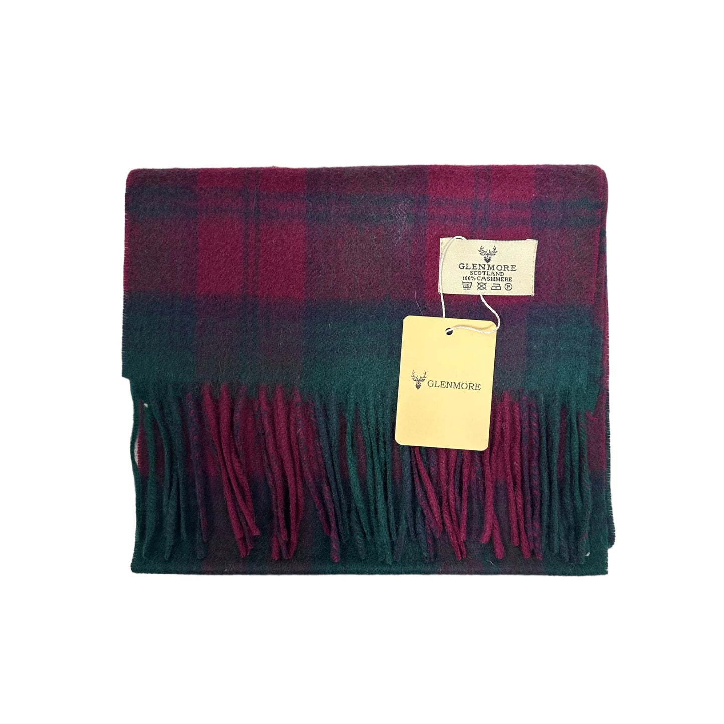 100% Cashmere Tartan Scarf