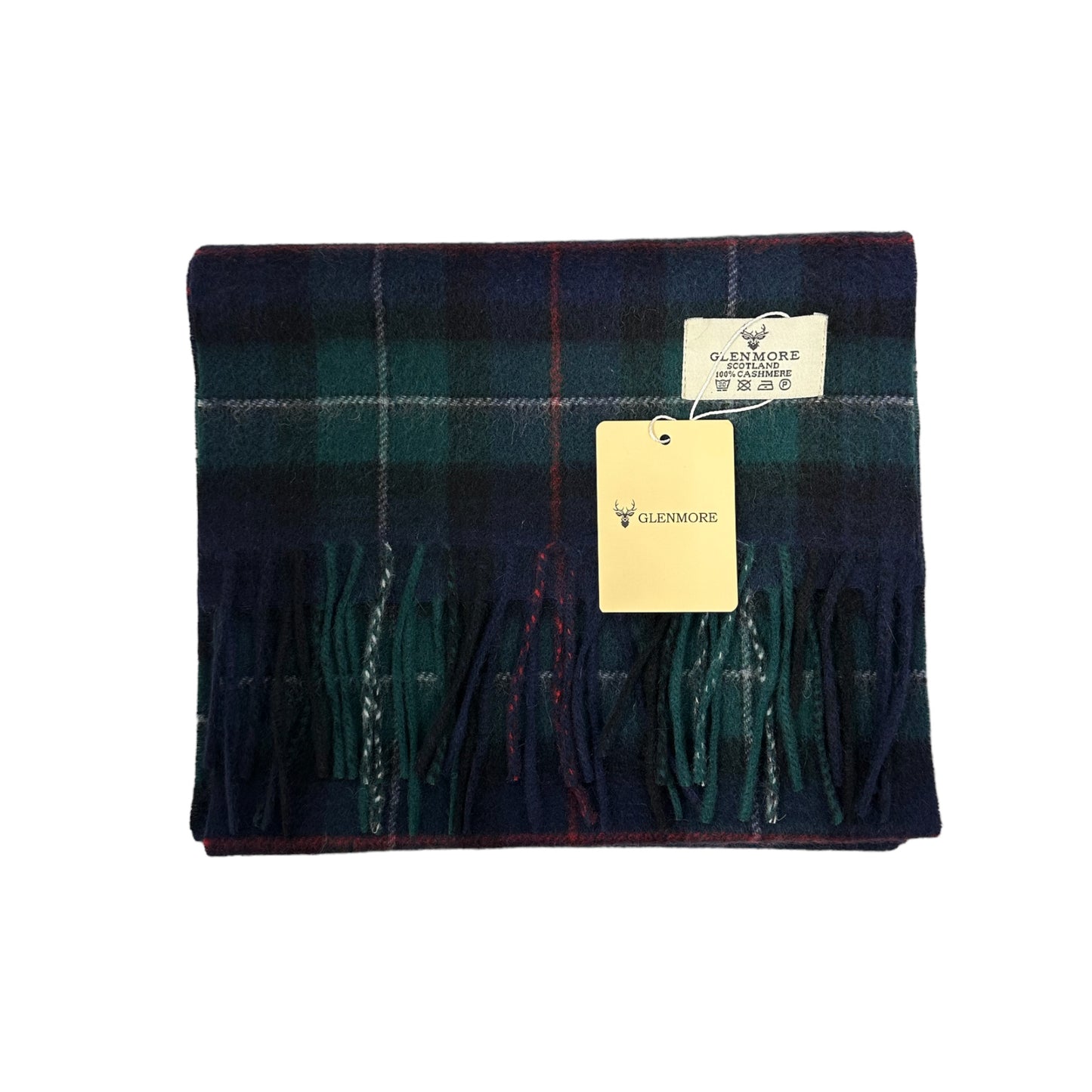 100% Cashmere Tartan Scarf