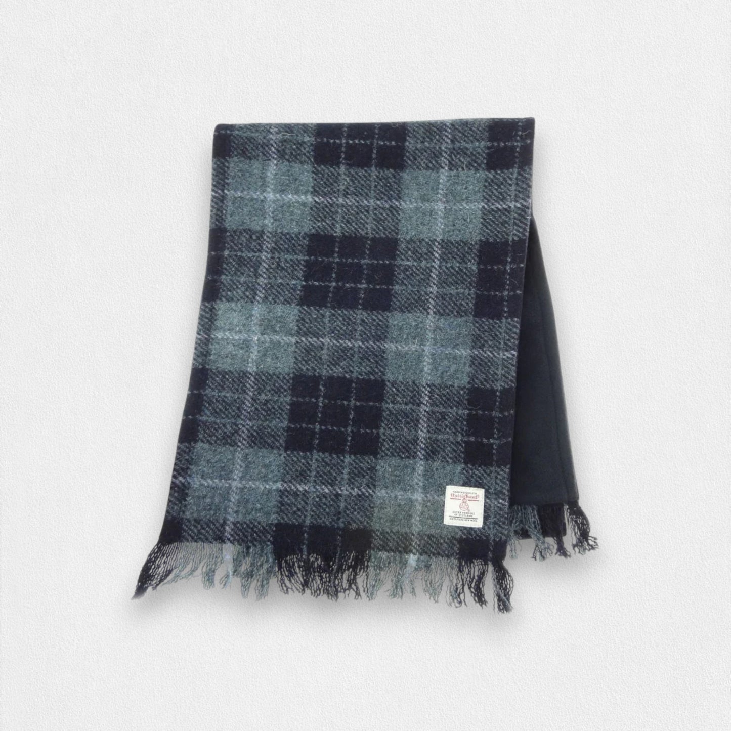 Harris Tweed Scarf - Grey Check