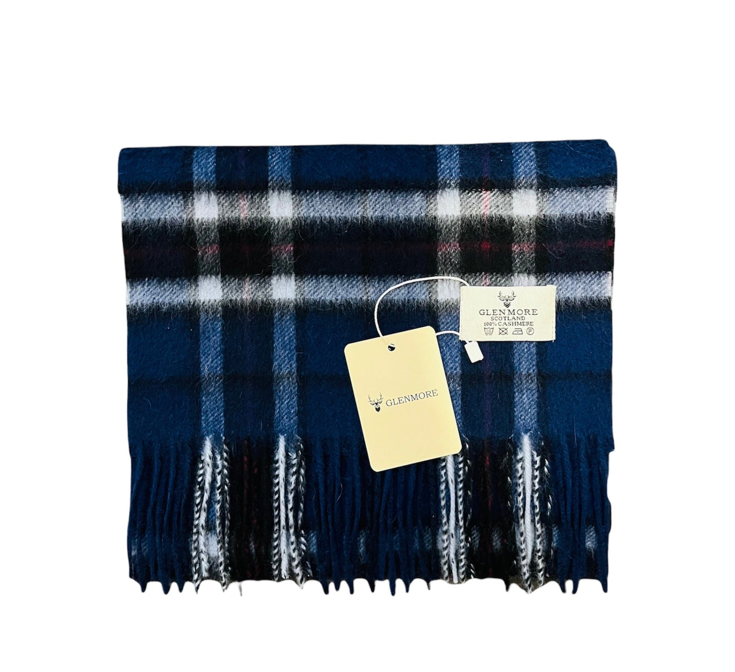 100% Cashmere Tartan Scarf