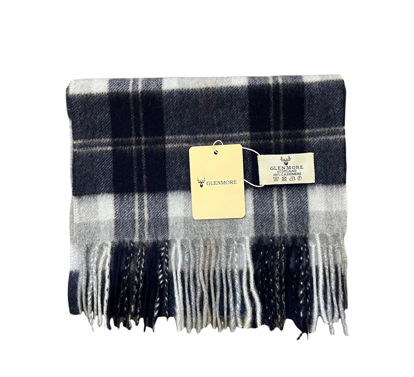 100% Cashmere Tartan Scarf